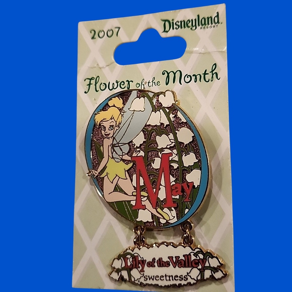 Disney Pin Tinker Bell Flower May 52179 DLR 2007β Lily of the Valley LE 1000